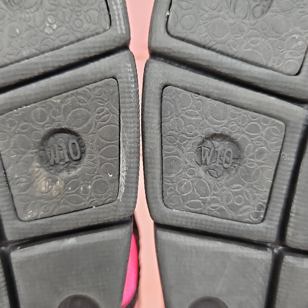 Nike Comfort Footbed Womens Size 10 Black Pink Thong Flip Flops Sandals - Picture 9 of 10